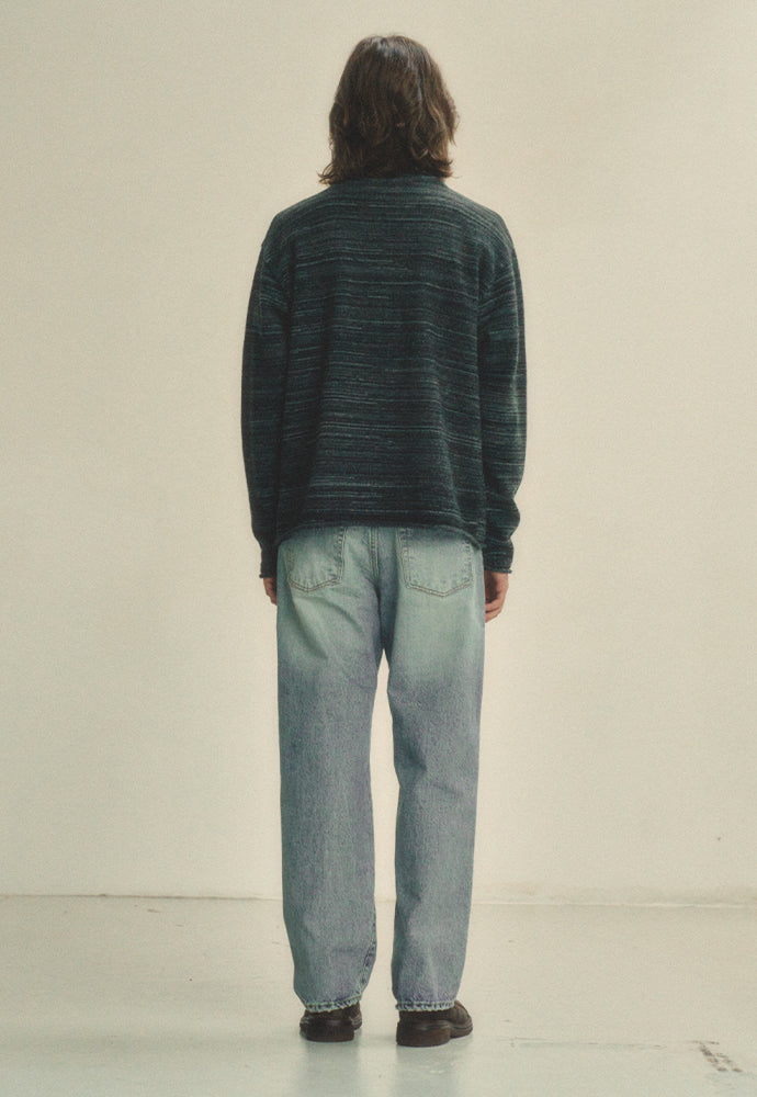 Art if acts - Melange Roll up Pullover Knit (Cliff Charcoal) product image 3 | TRAB K-Fashion Australia