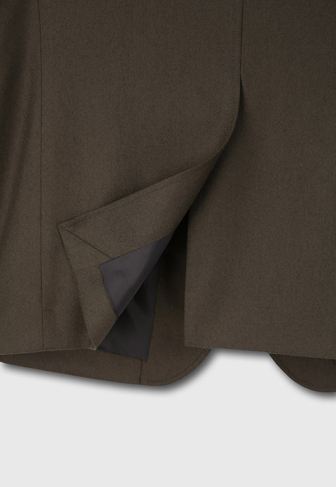 Tonywack - Wool And Cashmere Tailored Blazer (Taupe Brown) product image 15 | TRAB K-Fashion Australia