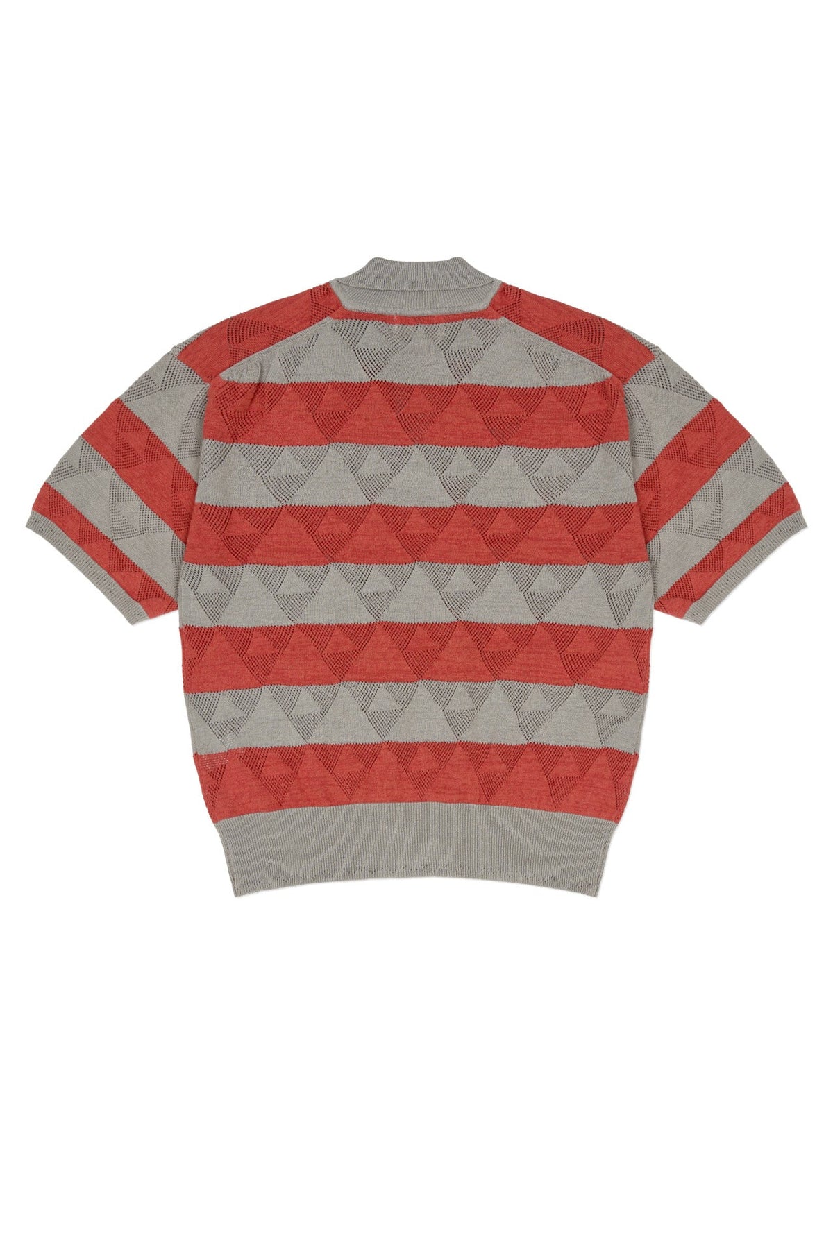 Ioedle - Split Stripe Short Sleeve Knit (Red) product image 4 | TRAB K-Fashion Australia
