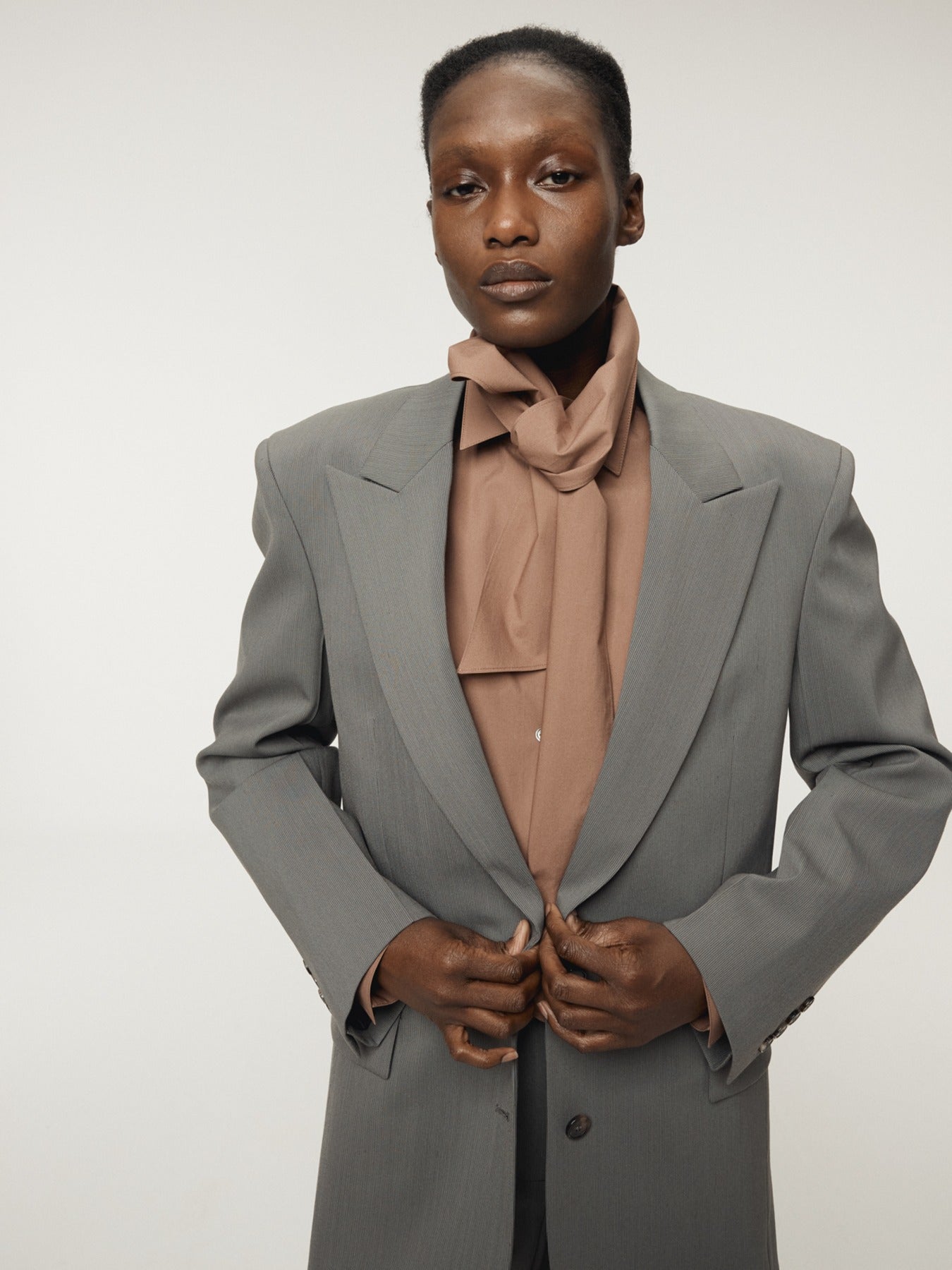 Recto - Tailored Suit Jacket (Midnight Grey) product image 1 | TRAB K-Fashion Australia