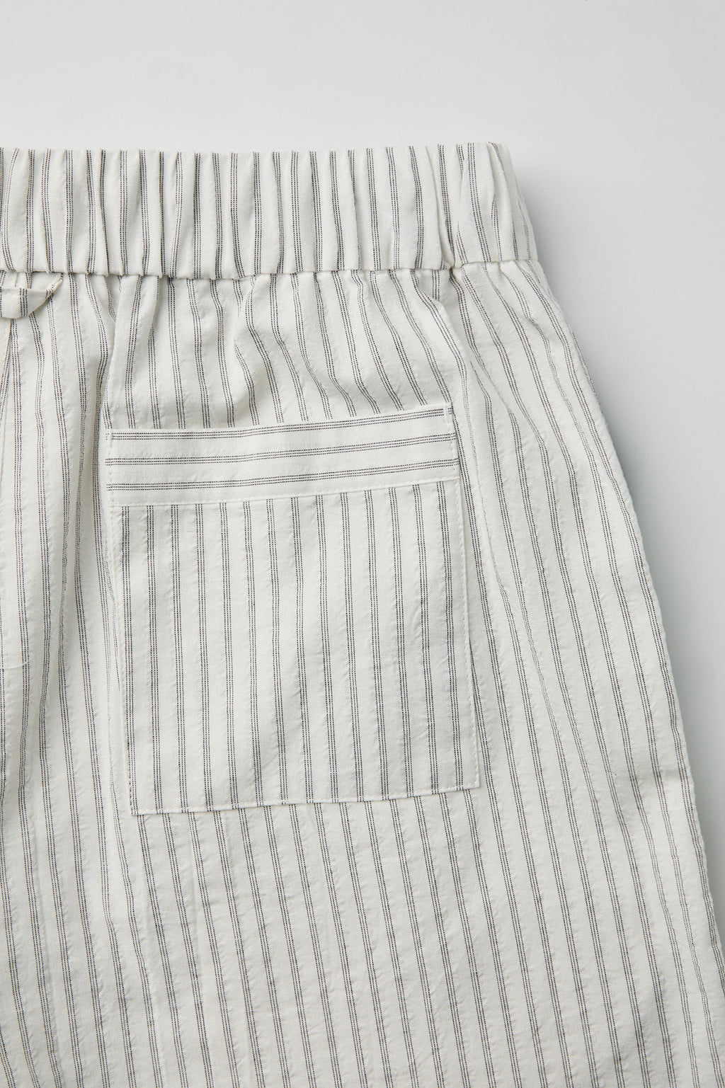 Coor - Stripe Cotton Lounge Shorts (Black) product image 6 | TRAB K-Fashion Australia