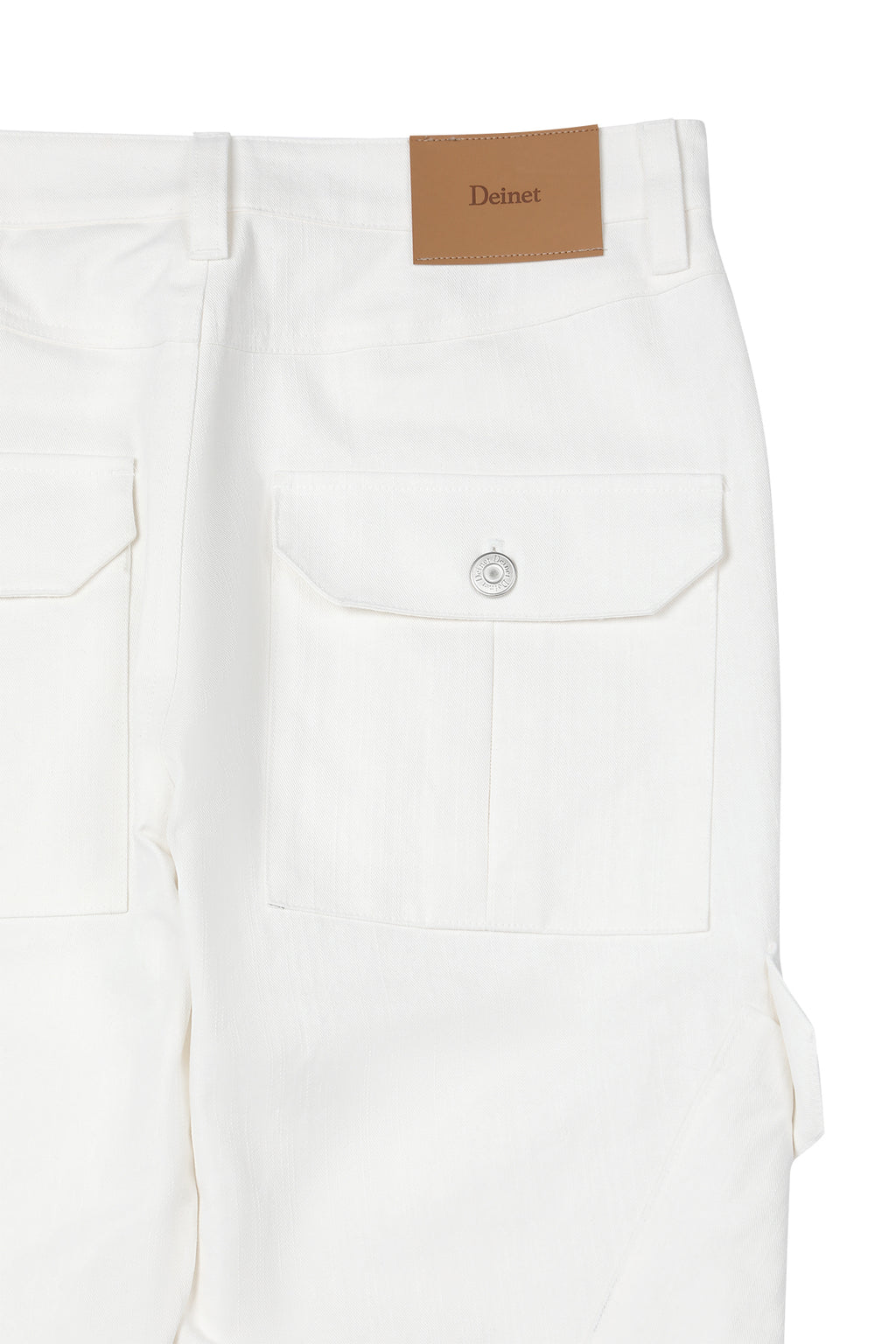 Deinet - Zipper Bootscut Cargo Pants (White) product image 15 | TRAB K-Fashion Australia
