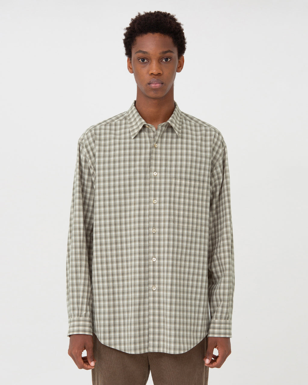 Brownyard - Steady Shirt (Beige Check) product image 2 | TRAB K-Fashion Australia