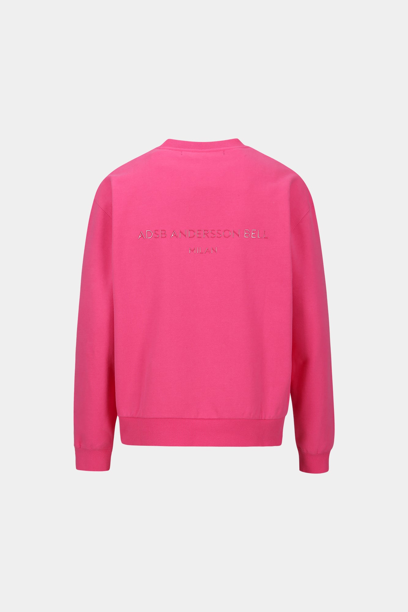 Andersson Bell - Unisex Stool Patch Logo Sweatshirts (Pink) product image 9 | TRAB K-Fashion Australia