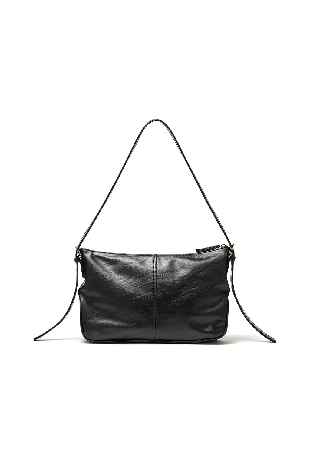 Matin Kim - Double Pocket Shoulder Bag (Black) product image 5 | TRAB K-Fashion Australia