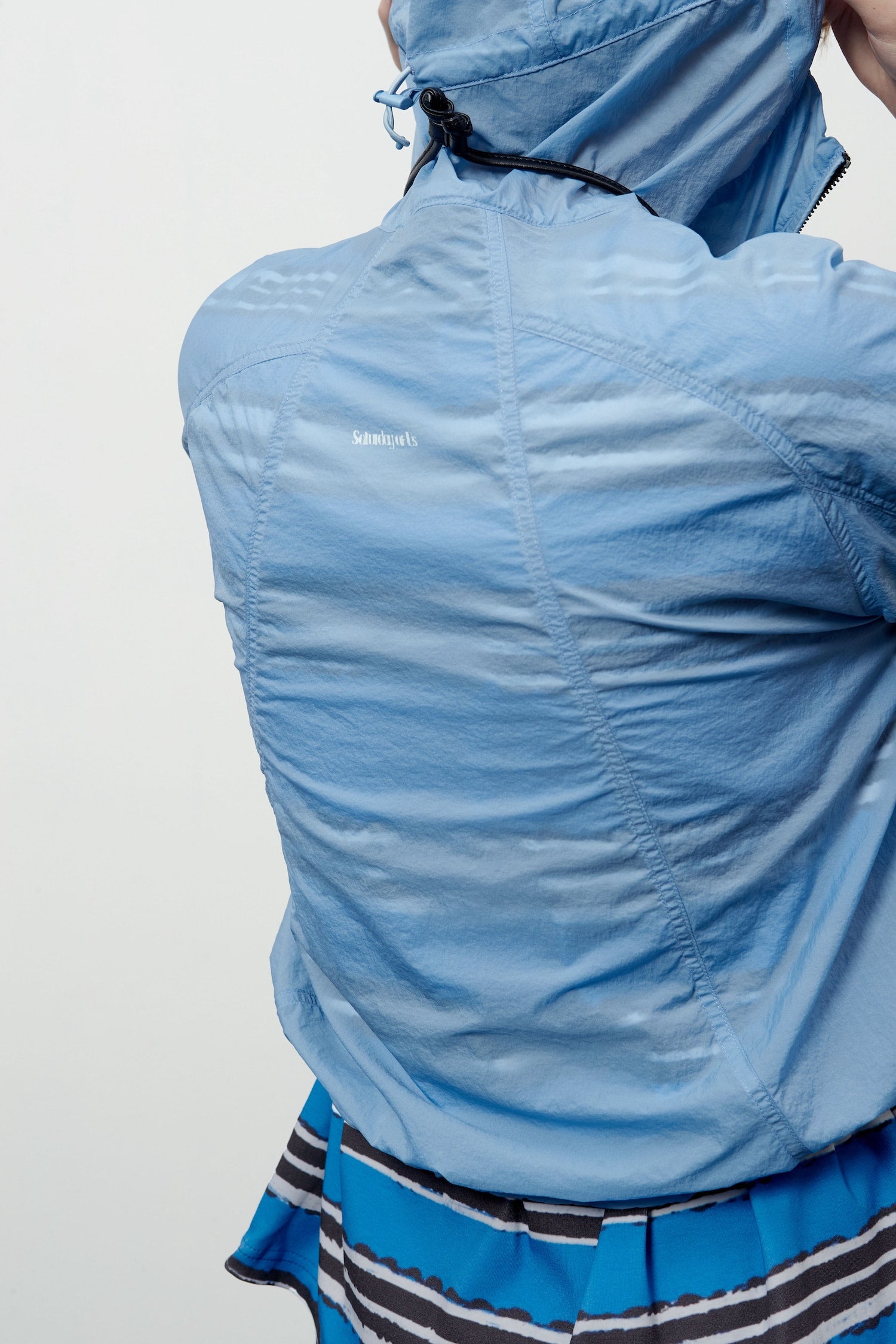 Stu - Round Cut Windbreaker (Skyblue) product image 11 | TRAB K-Fashion Australia