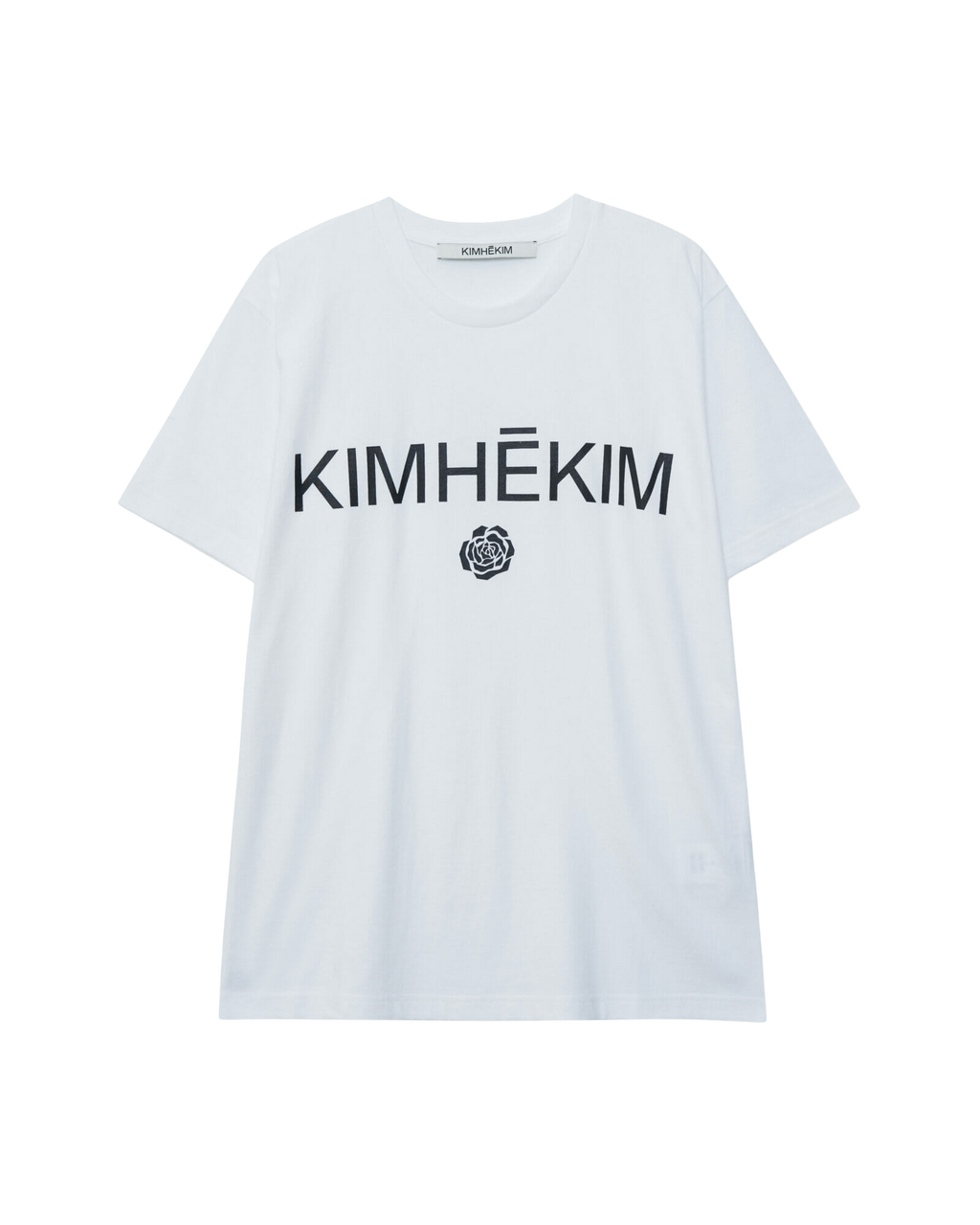 Kimhe Kim - Kimhekim Rose T-Shirt (White) product image 1 | TRAB K-Fashion Australia