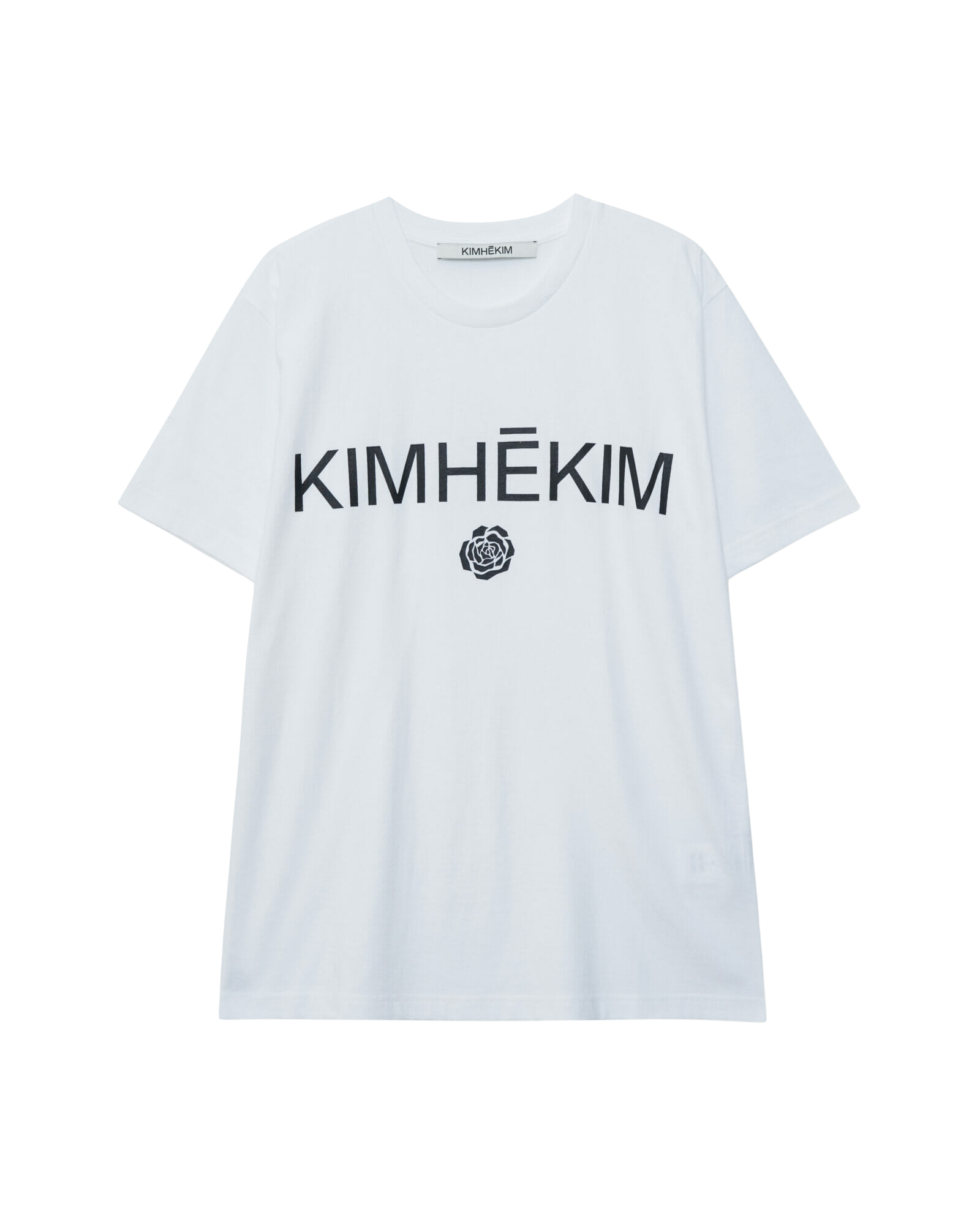 Kimhe Kim - Kimhekim Rose T-Shirt (White) product image 1 | TRAB K-Fashion Australia