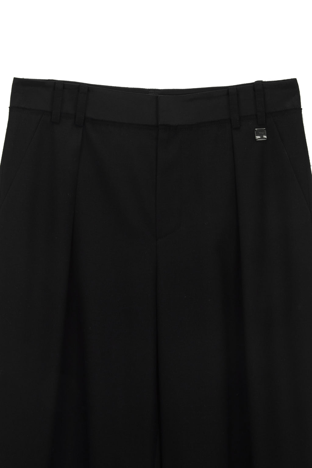 Matin Kim - Knee Cut Out Detail Trouser (Black) product image 3 | TRAB K-Fashion Australia