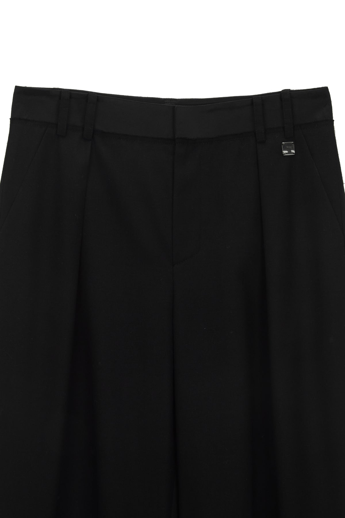 Matin Kim - Knee Cut Out Detail Trouser (Black) product image 3 | TRAB K-Fashion Australia