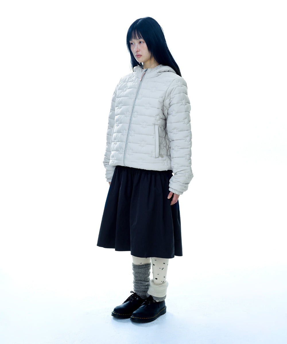 Coyseio - Fluffy Light Padded Jacket (Ivory) product image 12 | TRAB K-Fashion Australia