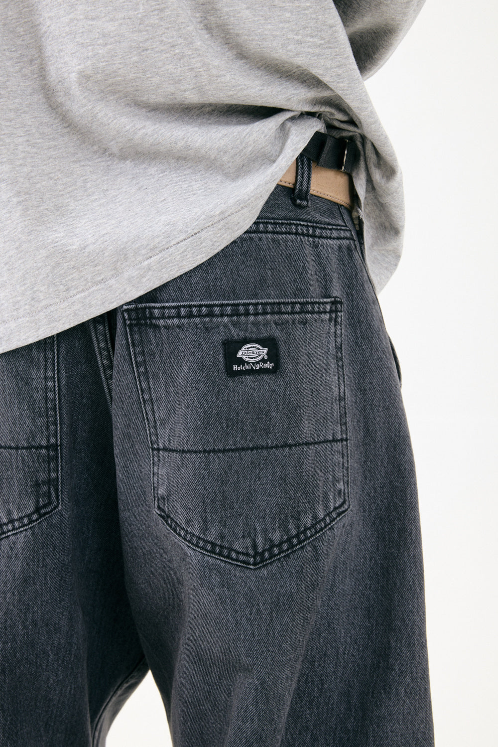 Hatchingroom - Wide Curve Carpenter Jeans (Dusty Black) product image 17 | TRAB K-Fashion Australia