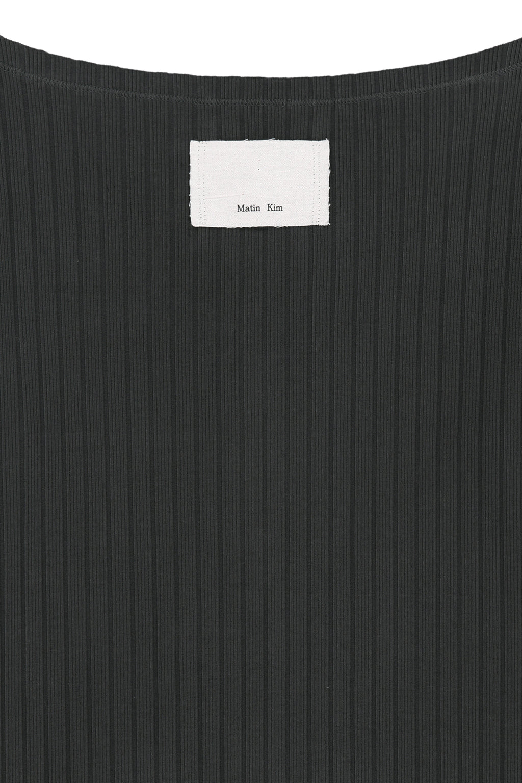 Matin Kim - Vintage Washed Ribbed Snap Top (Black) product image 5 | TRAB K-Fashion Australia