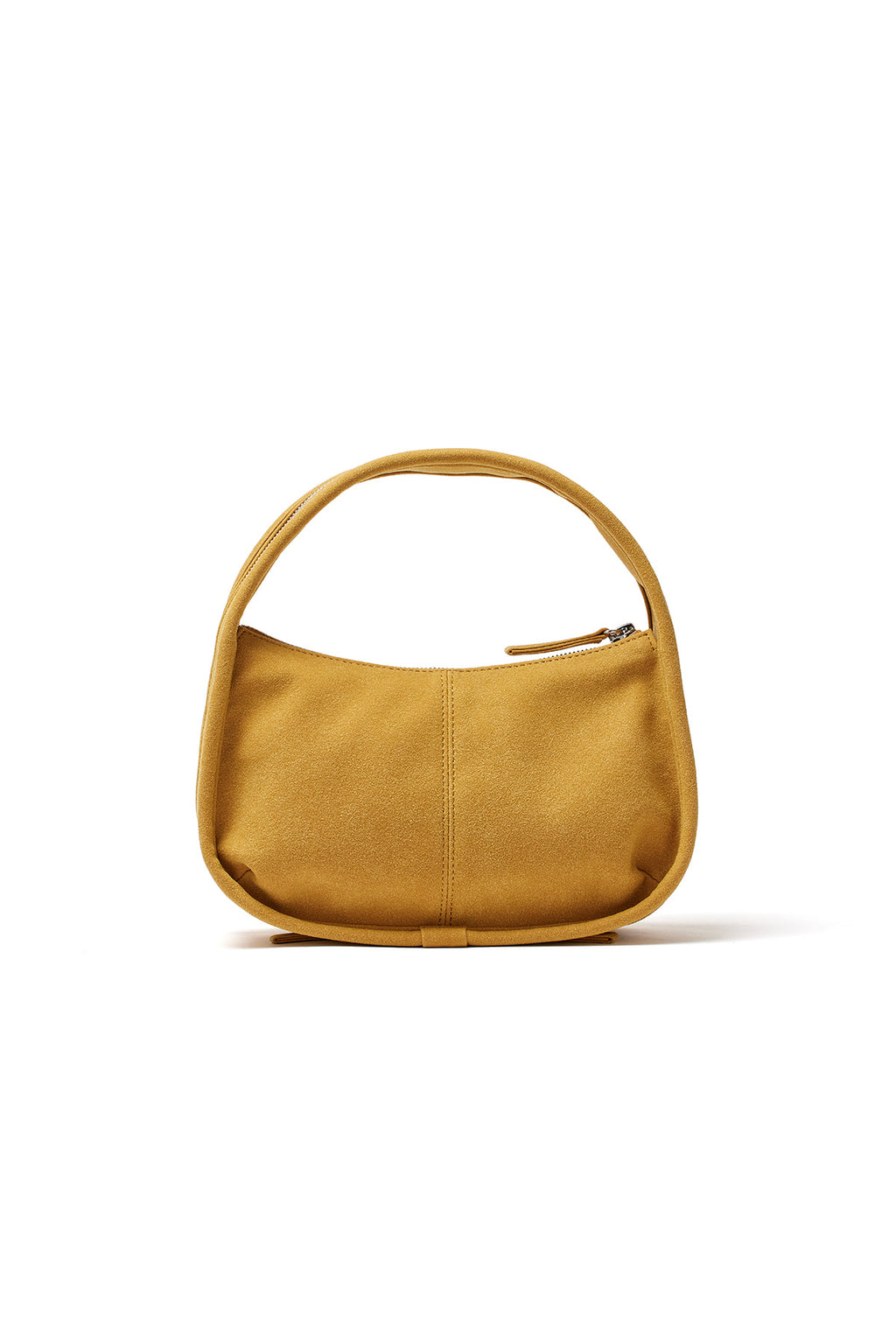 Matin Kim - Zip Around Suede Mini Bag (Mustard) product image 5 | TRAB K-Fashion Australia