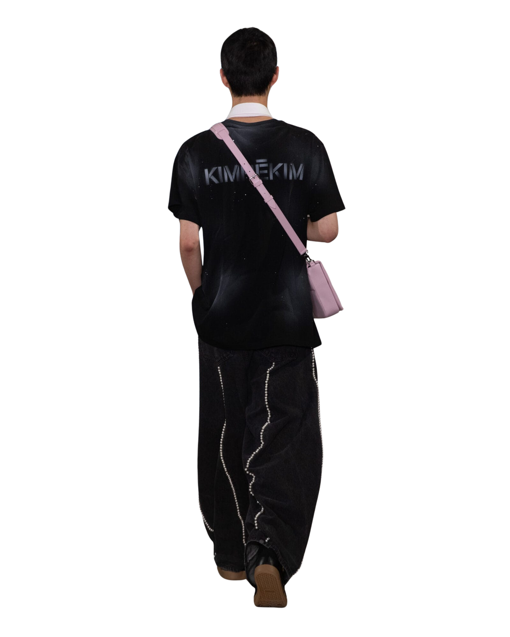 Kimhe Kim - Pearl Embellished Balloon Jeans (Black) product image 2 | TRAB K-Fashion Australia