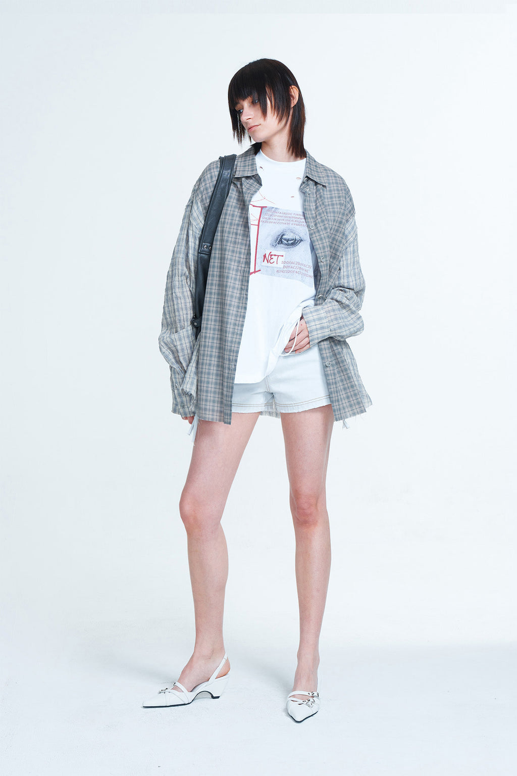 Deinet - Denim Shorts (Ice Blue) product image 8 | TRAB K-Fashion Australia