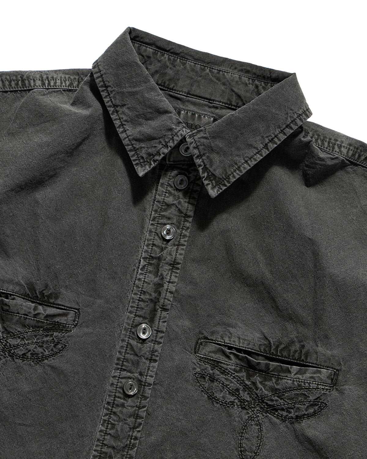 Eastlogue - Antique Country Shirts (regular) (Pigment Black Linen) product image 7 | TRAB K-Fashion Australia
