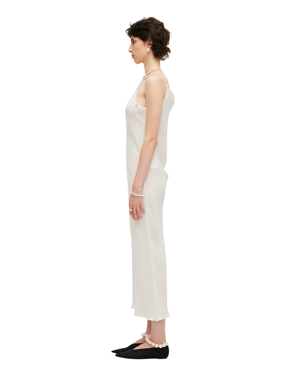 Kimhe Kim - Cupra Slip Dress (White) product image 3 | TRAB K-Fashion Australia
