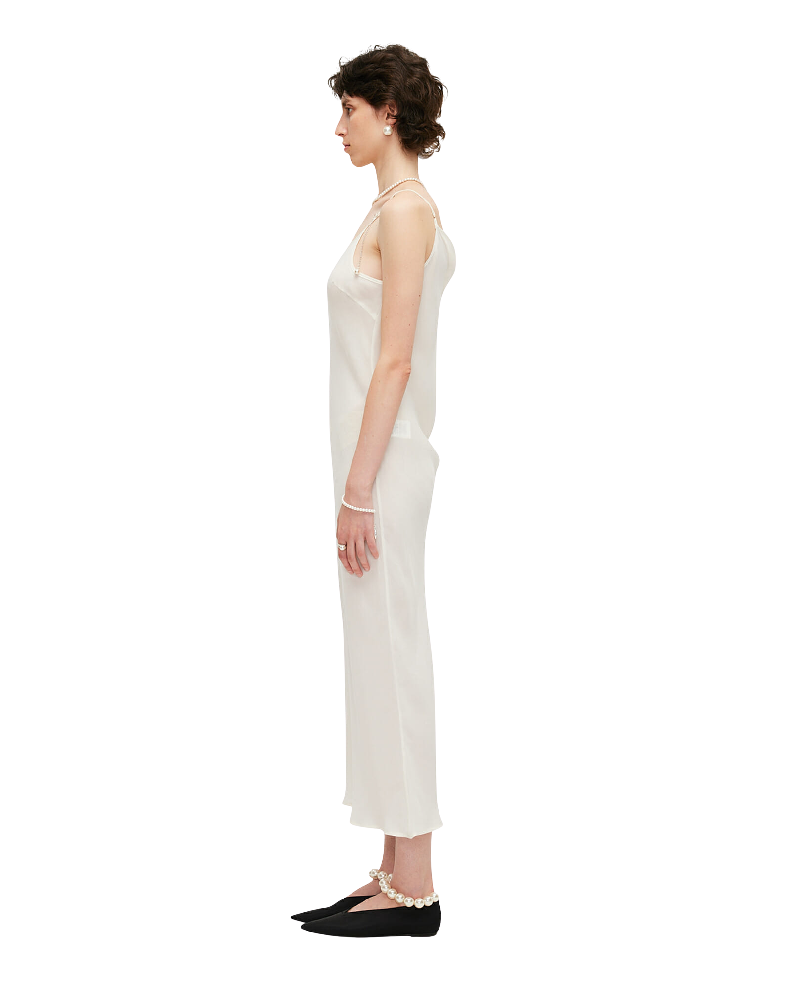 Kimhe Kim - Cupra Slip Dress (White) product image 3 | TRAB K-Fashion Australia