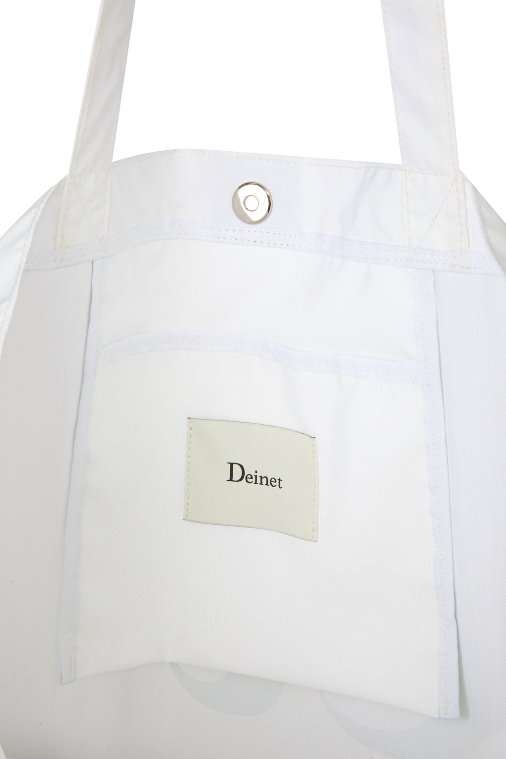 Deinet - Point Logo Shoulder Big Bag (White) product image 14 | TRAB K-Fashion Australia