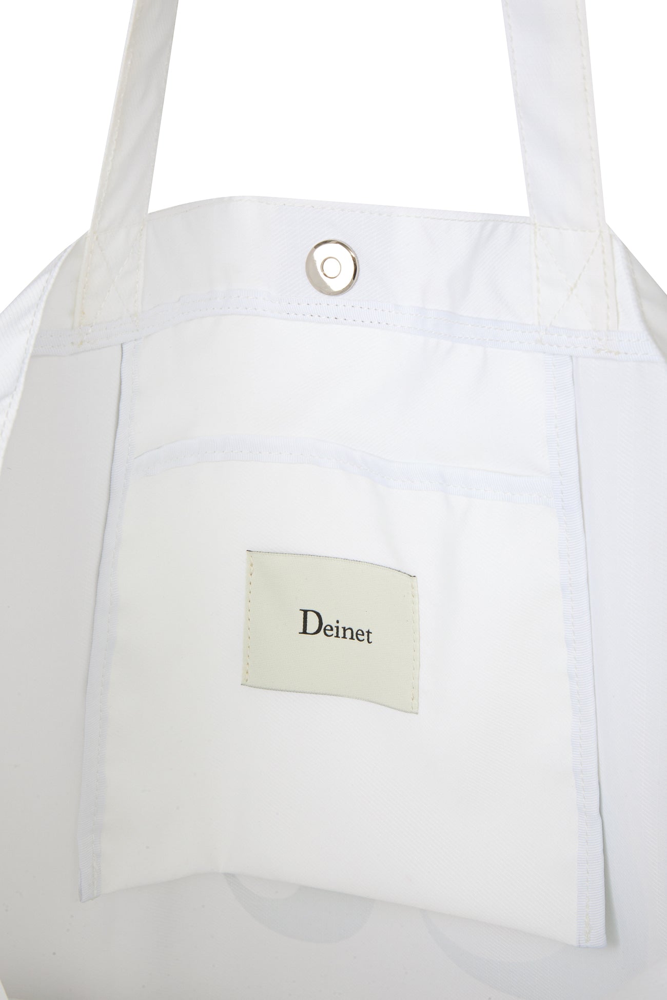 Deinet - Point Logo Shoulder Big Bag (White) product image 14 | TRAB K-Fashion Australia