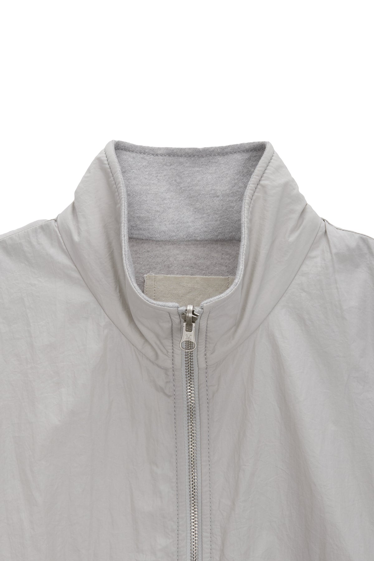 Matin Kim - Reversible Coating Track Jumper (Grey) product image 3 | TRAB K-Fashion Australia