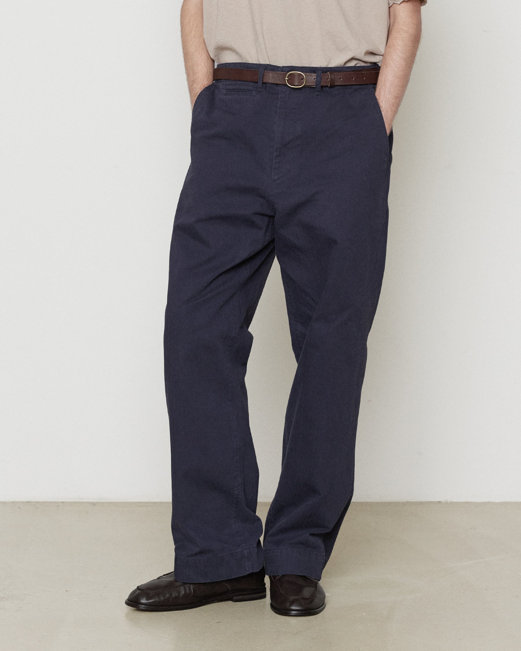 Brownyard - [Pre-Order – Ships August 19] Vintage Hbt Pants (Navy) product image 1 | TRAB K-Fashion Australia
