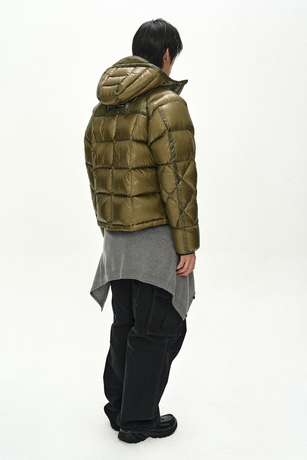 Andersson Bell - Unisex Torino Lightweight Down Jacket (Olive) product image 5 | TRAB K-Fashion Australia