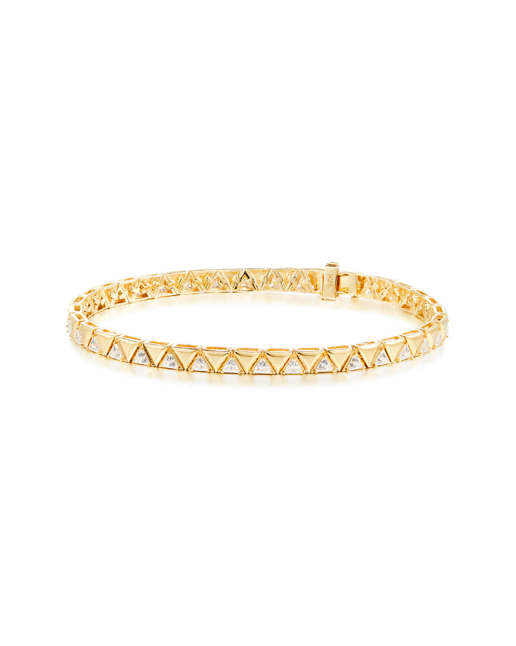 Numbering - Triangle N-dia Bezel Tennis Bracelet #3992 product image 8 | TRAB K-Fashion Australia