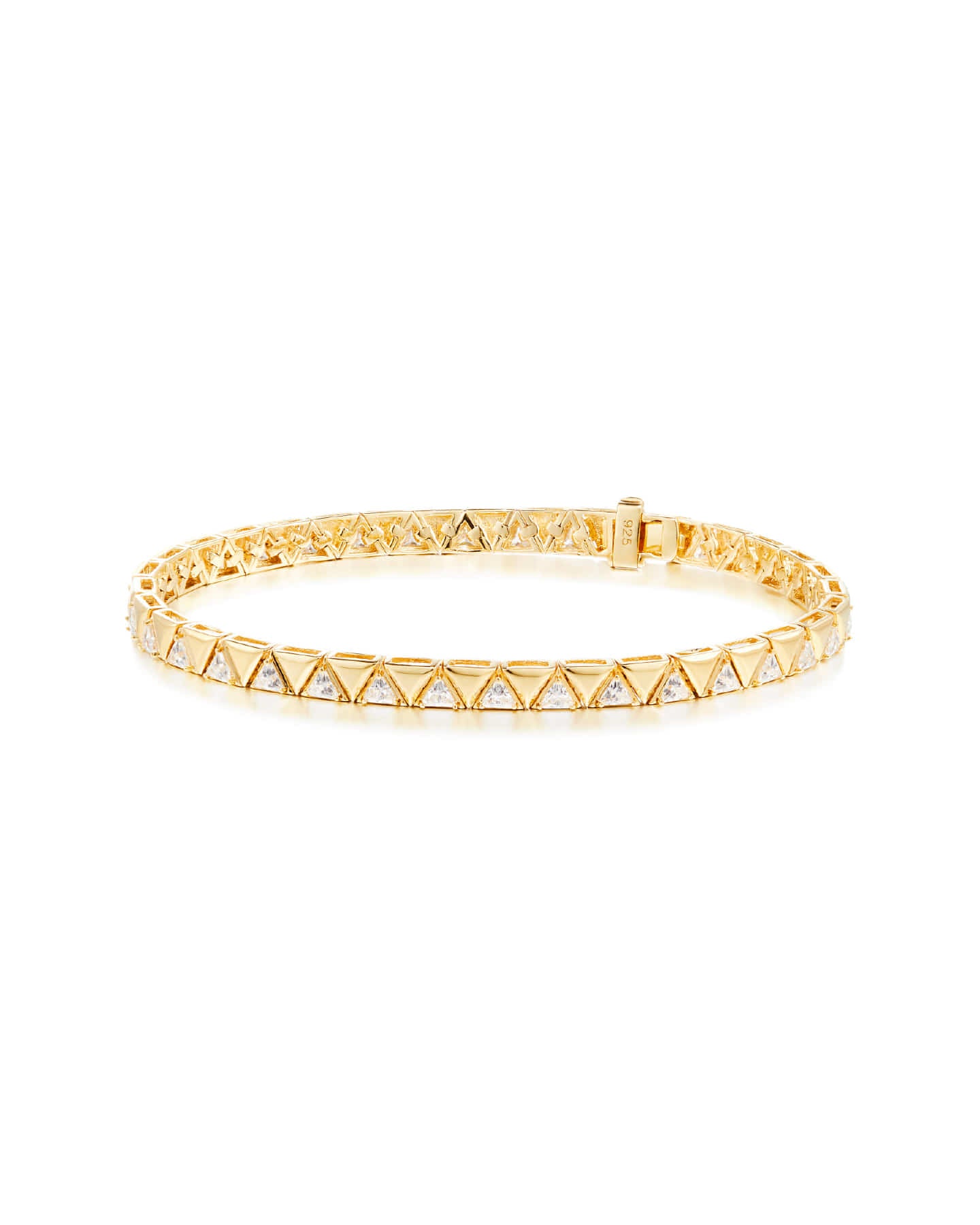 Numbering - Triangle N-dia Bezel Tennis Bracelet #3992 product image 8 | TRAB K-Fashion Australia