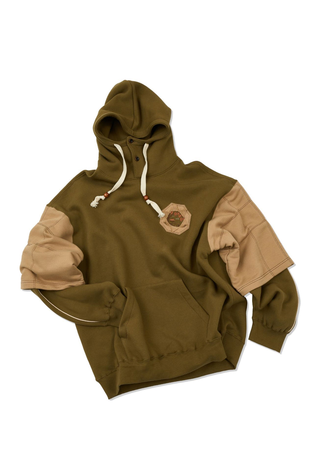 Ioedle - Perforated Window Hood (Olive) product image 1 | TRAB K-Fashion Australia