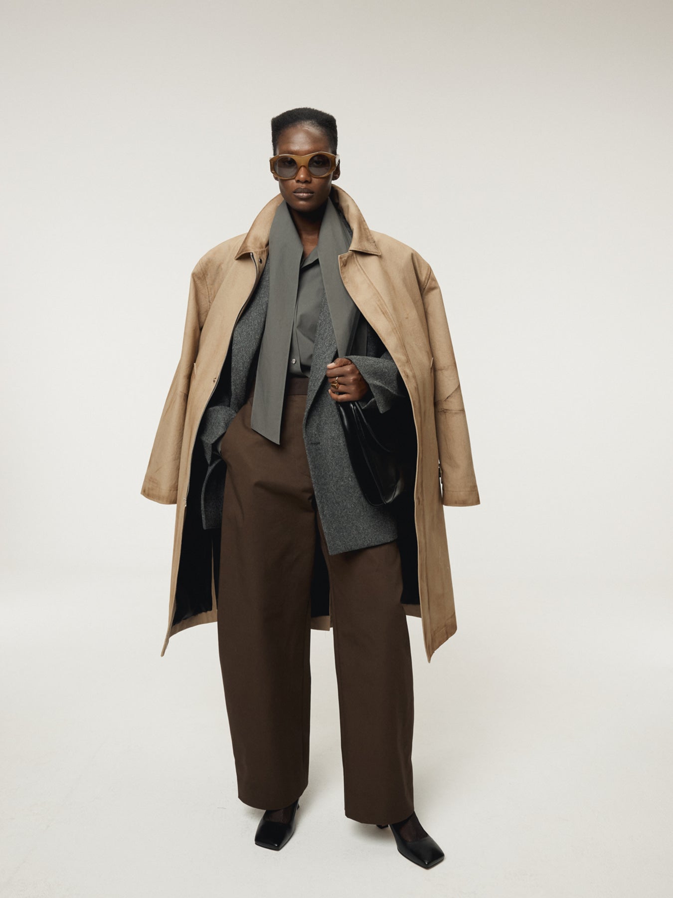 Recto - Vintage Effect Cotton Coat (Desert) product image 5 | TRAB K-Fashion Australia