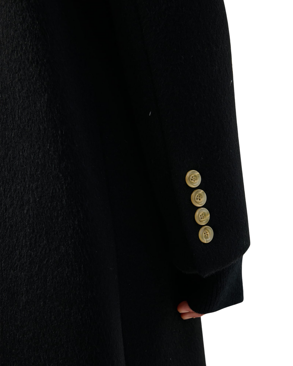 Kimhe Kim - Bi Color Double Breasted Coat (Black/Ivory) product image 25 | TRAB K-Fashion Australia