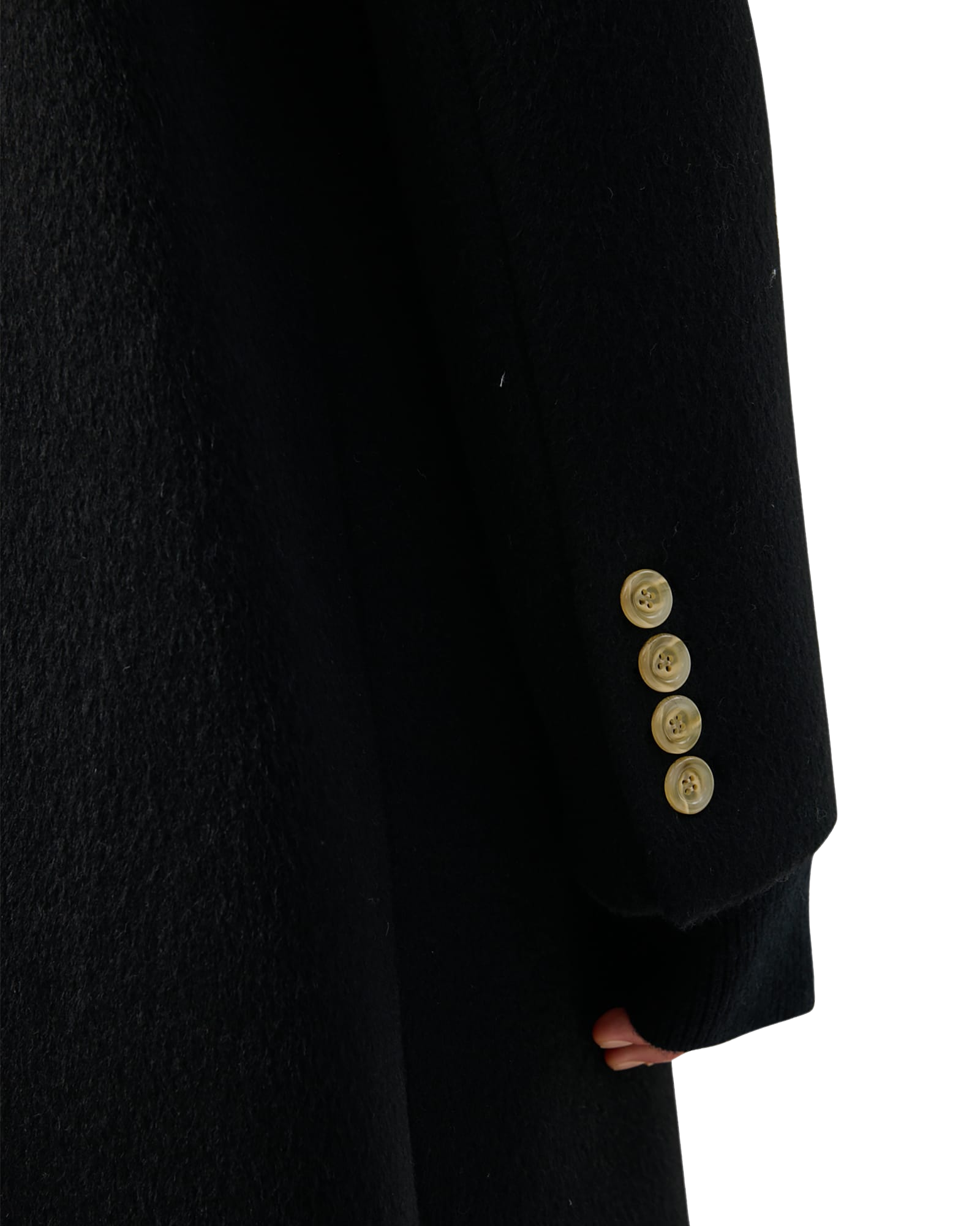Kimhe Kim - Bi Color Double Breasted Coat (Black/Ivory) product image 25 | TRAB K-Fashion Australia