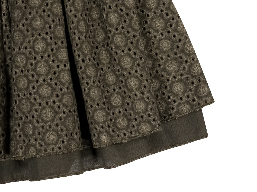 Coyseio - Flower Punching Skirt (Brown) product image 20 | TRAB K-Fashion Australia