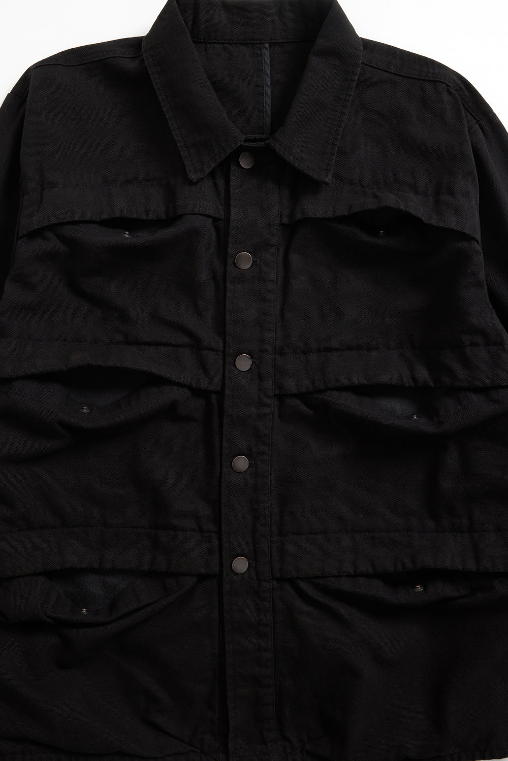 Hatchingroom - 6P Work Jacket V2 Washed (Black) product image 4 | TRAB K-Fashion Australia