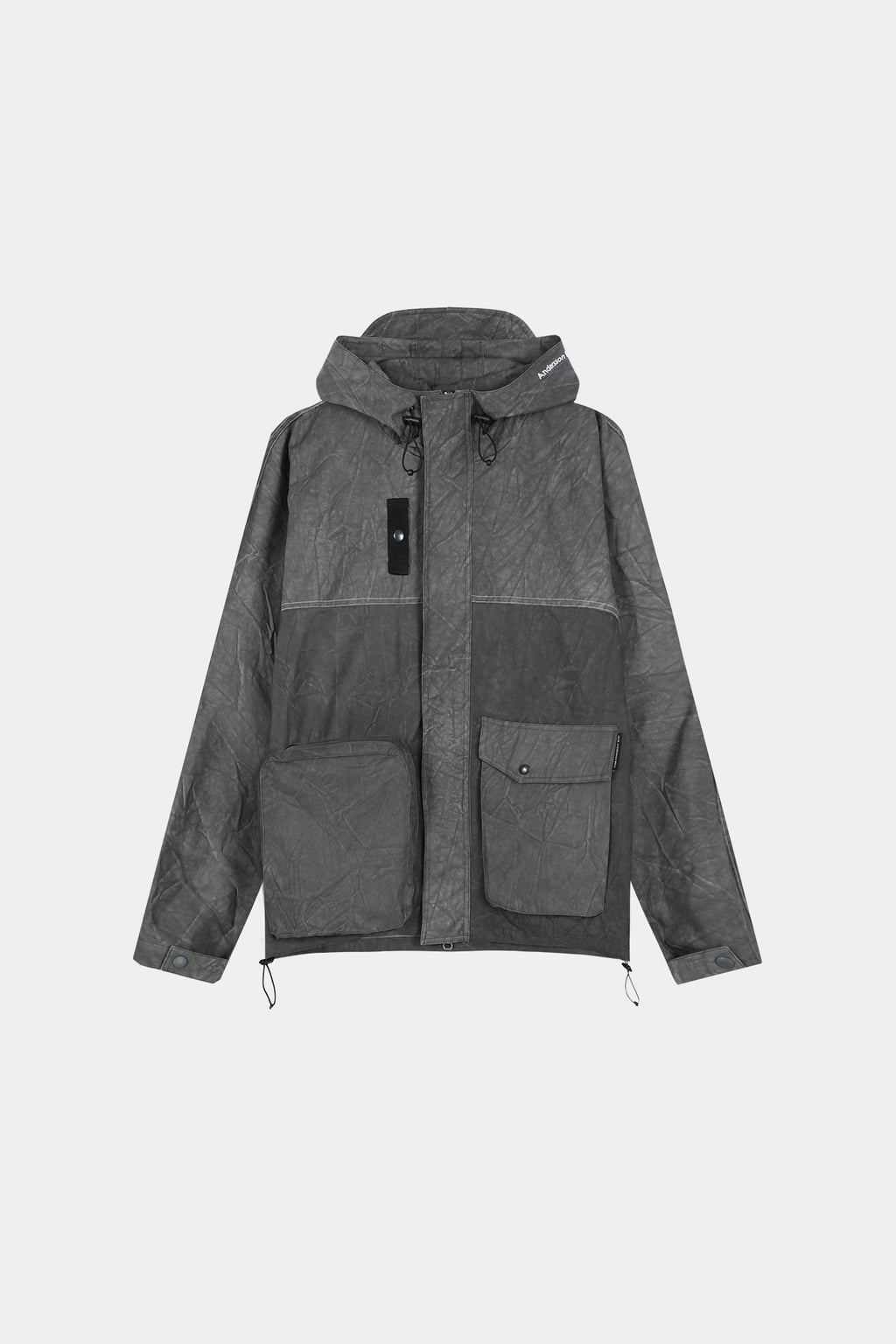 Andersson Bell - [Pre-Order – Ships October 30] Unisex Tie-Dyed Beach Shell Jacket (Charcoal) product image 13 | TRAB K-Fashion Australia
