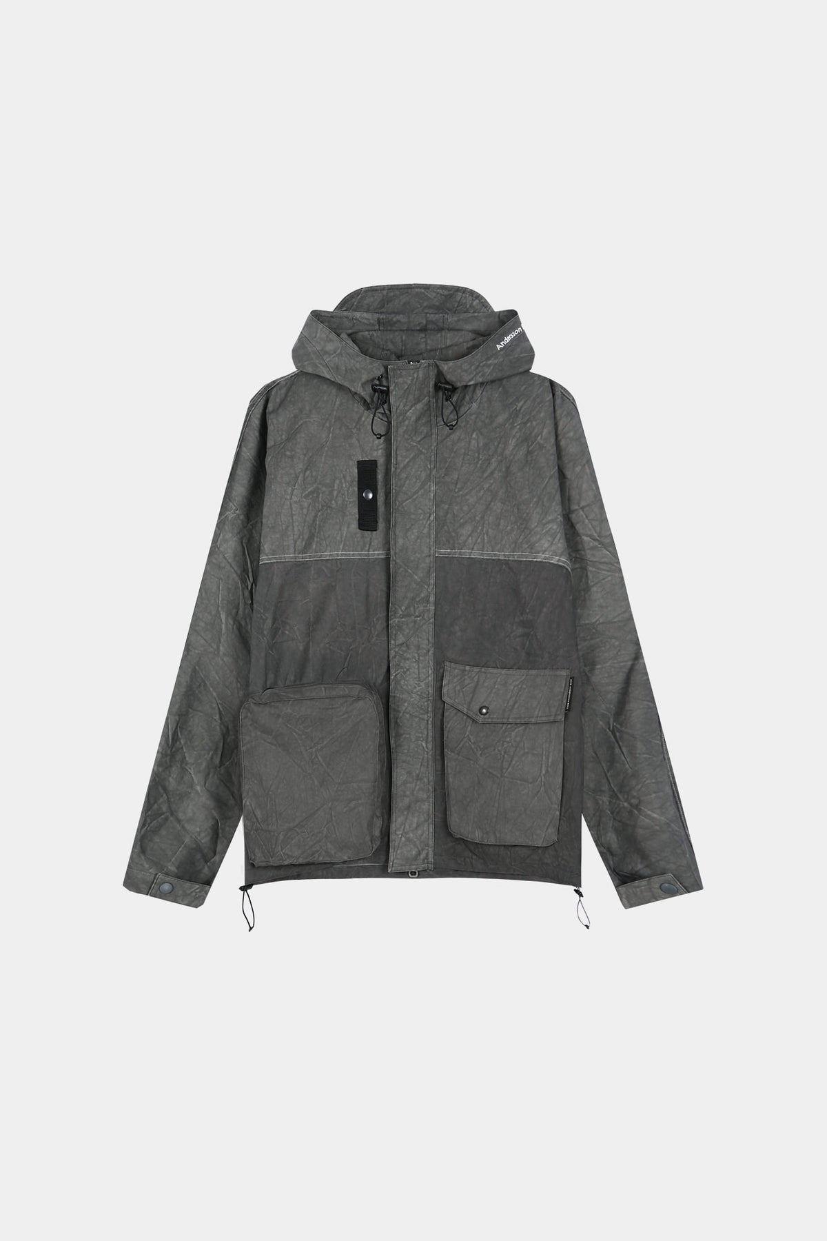 Andersson Bell - [Pre-Order – Ships October 30] Unisex Tie-Dyed Beach Shell Jacket (Charcoal) product image 13 | TRAB K-Fashion Australia