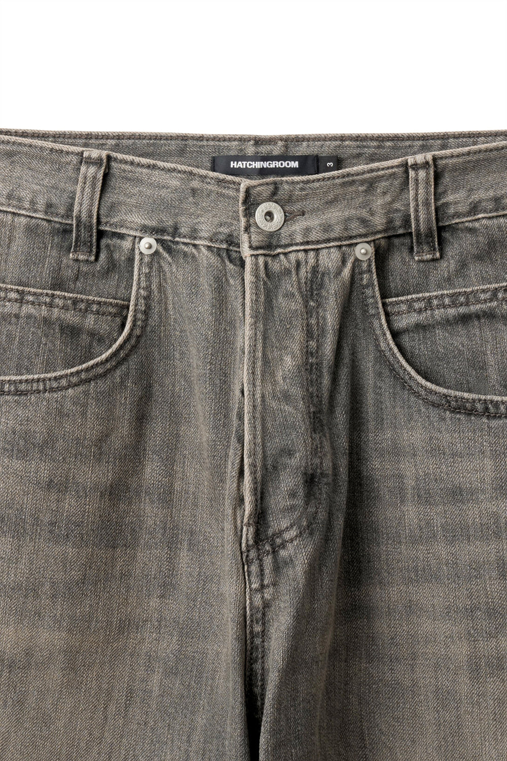 Hatchingroom - Regular Selvedge Jeans Slub (Vintage Grey) product image 3 | TRAB K-Fashion Australia