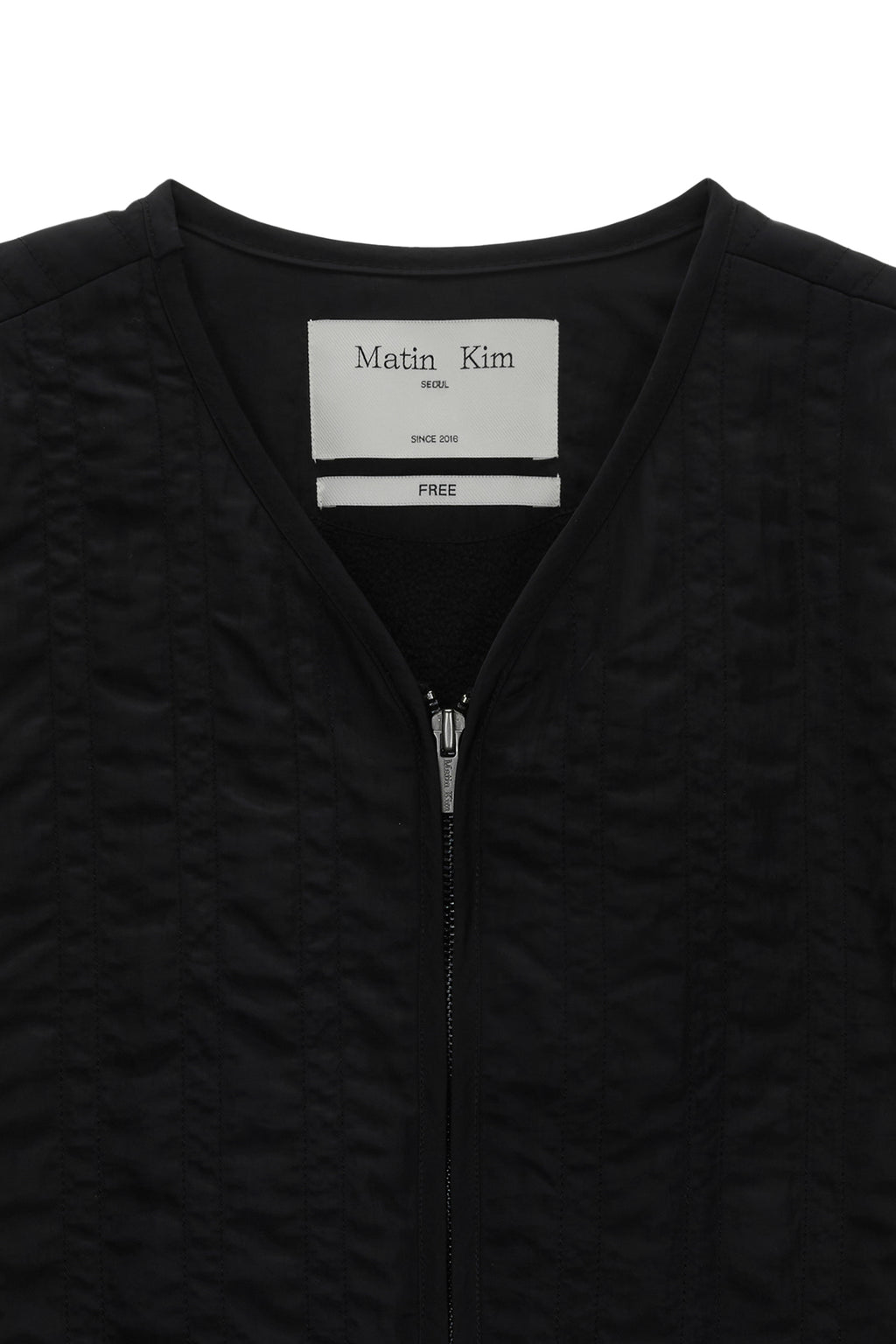 Matin Kim - Warm Up Quilting Jumper (Black) product image 3 | TRAB K-Fashion Australia