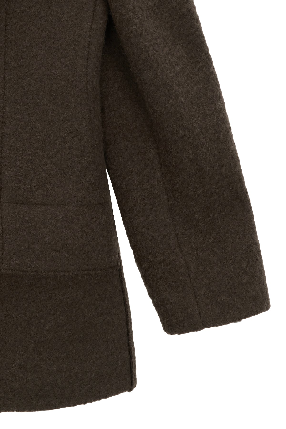 Matin Kim - Two Button Pocket Wool Jacket (Khaki Brown) product image 4 | TRAB K-Fashion Australia