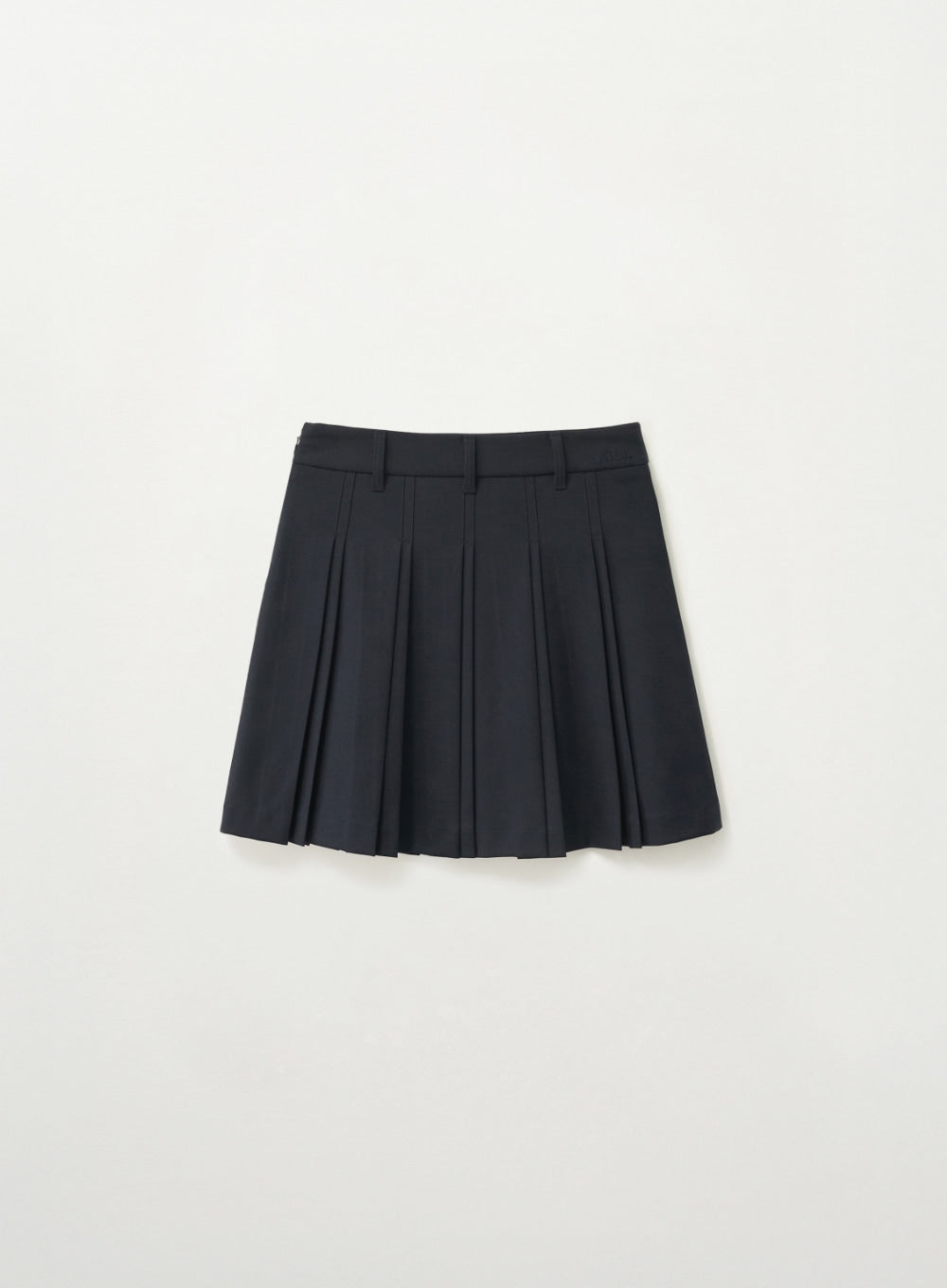 Satur - (W) Pleated Mini Skirt (Navy) product image 3 | TRAB K-Fashion Australia