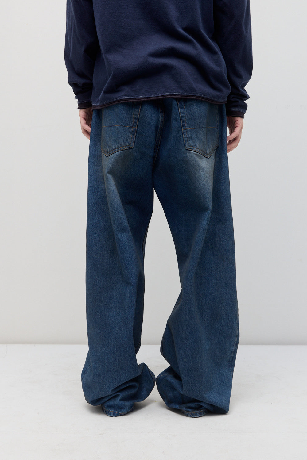 Hatchingroom - Regular Selvedge Jeans (Dusty Blue) product image 9 | TRAB K-Fashion Australia