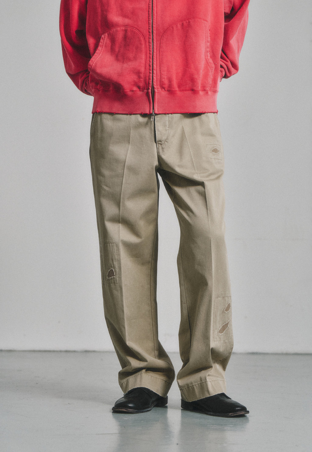 Art if acts - Sashiko Chino Pants (Beige) product image 14 | TRAB K-Fashion Australia