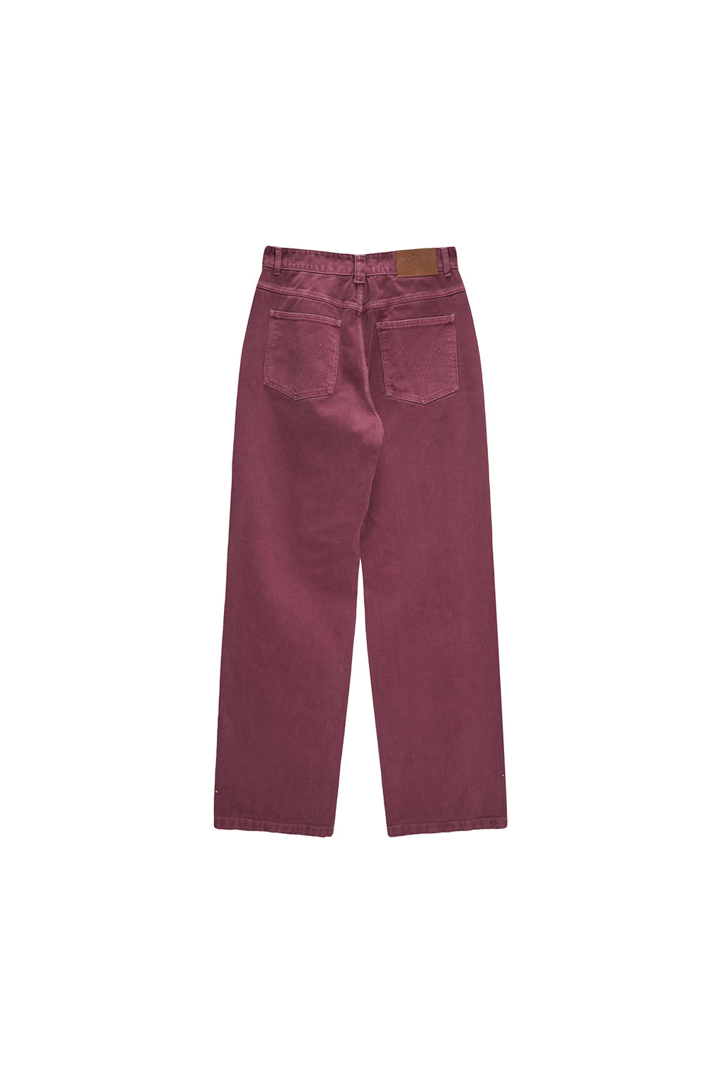 Matin Kim - Side Point Color Denim Pants (Pink) product image 2 | TRAB K-Fashion Australia