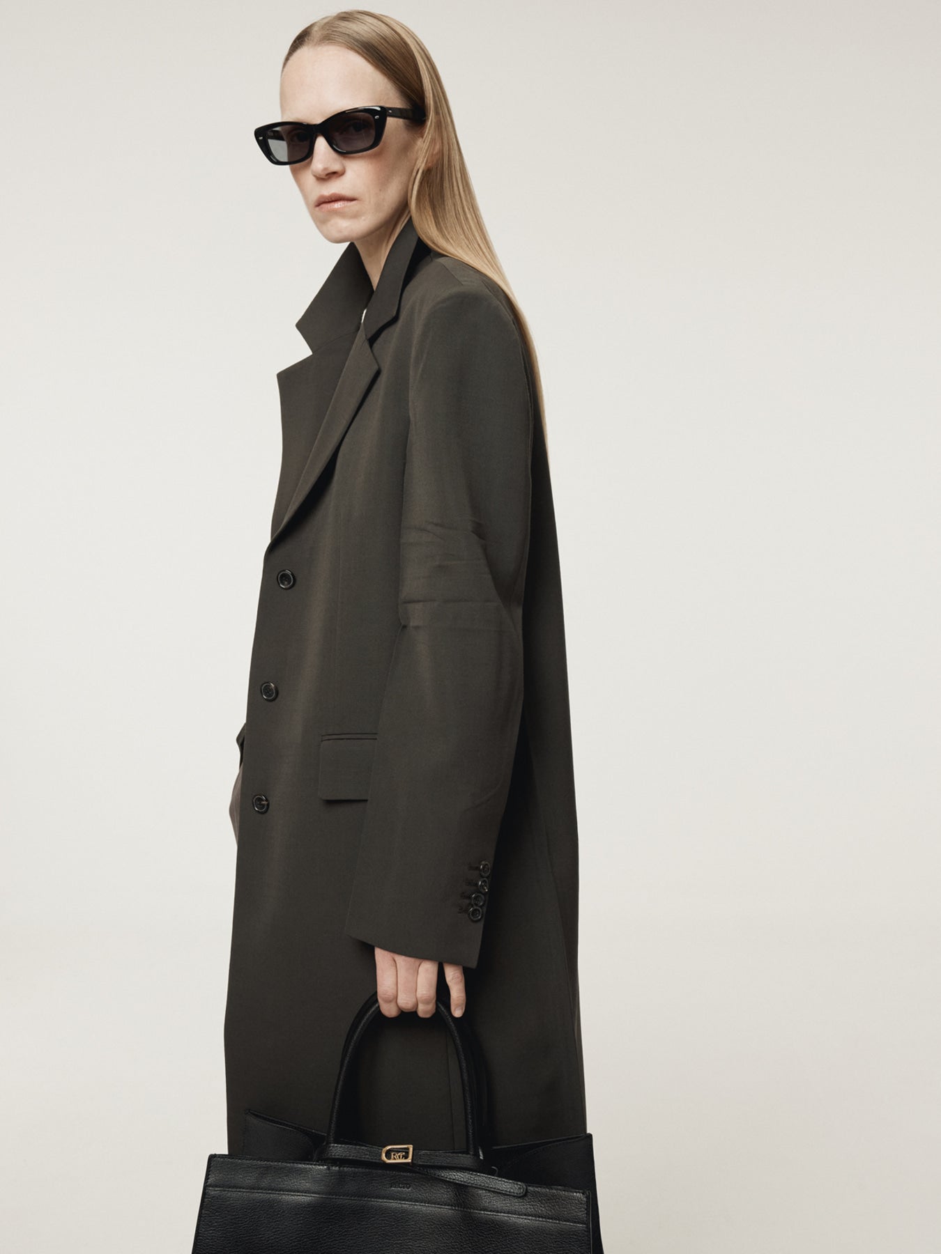 Recto - Sleeve Crease Wool Coat (Charcoal Grey) product image 6 | TRAB K-Fashion Australia