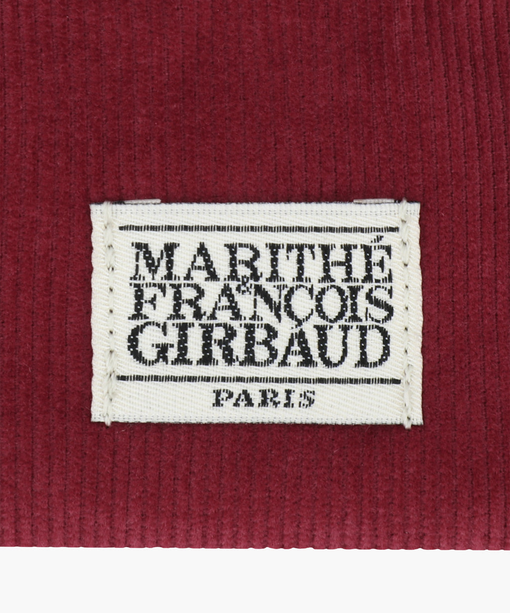 Marithe & Francois Girbaud - Mini Corduroy Pouch Keyring (Burgundy) product image 3 | TRAB K-Fashion Australia