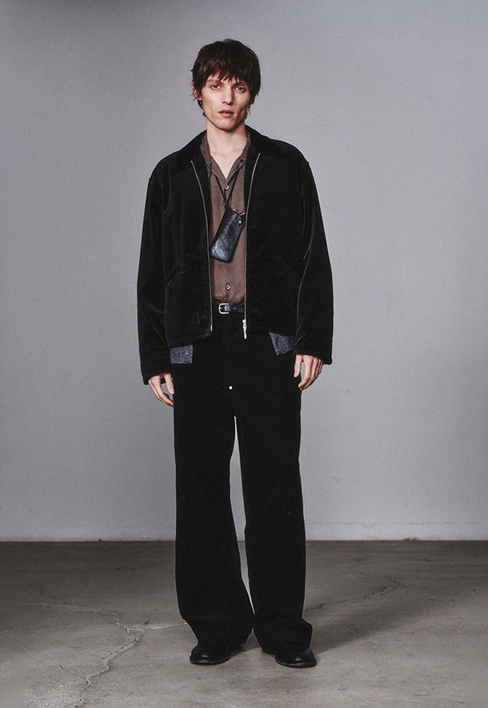 Art if acts - Velvet Sports Jacket (Faded Black) product image 1 | TRAB K-Fashion Australia