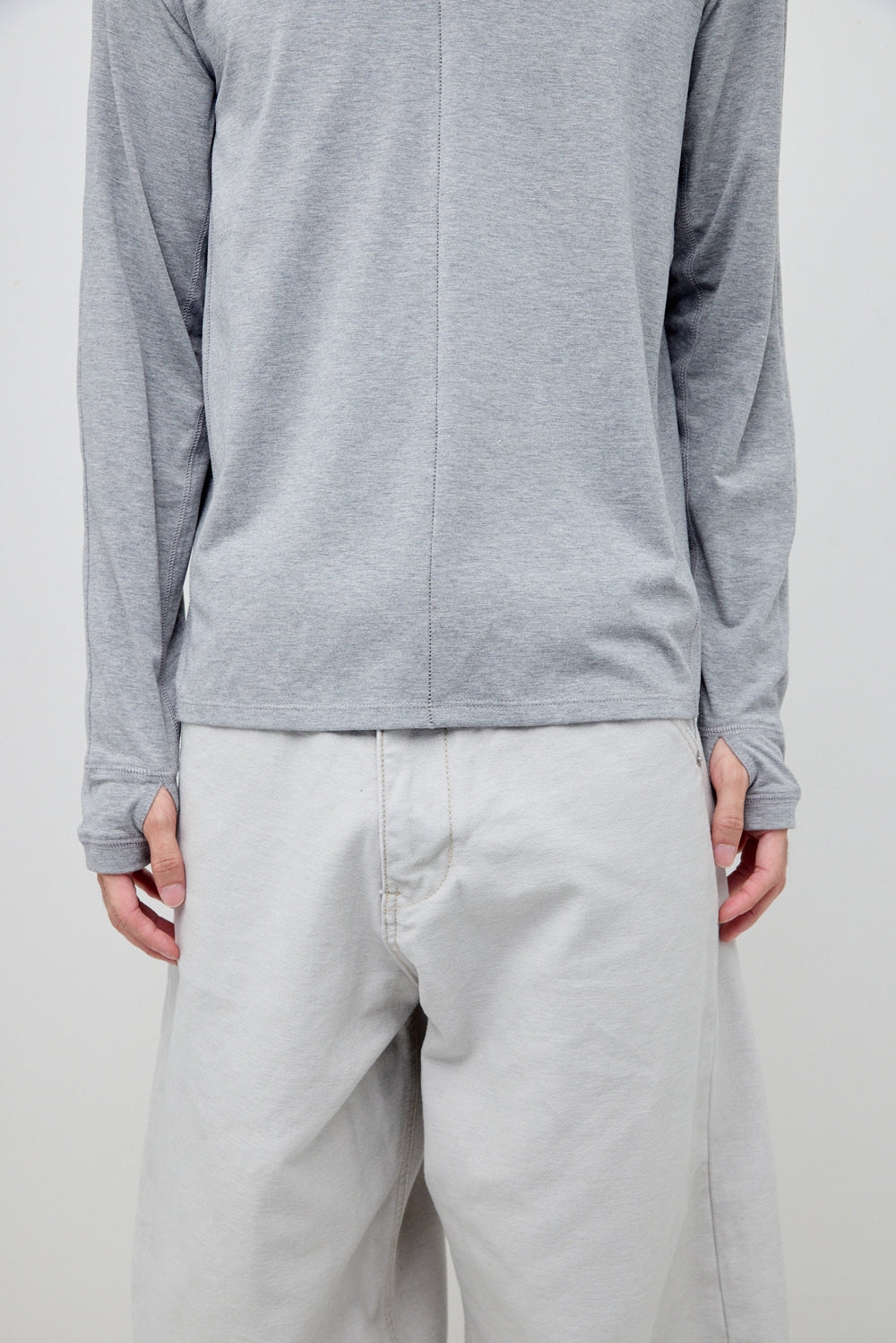 Hatchingroom - Wide Curve Jeans (Light Grey) product image 10 | TRAB K-Fashion Australia