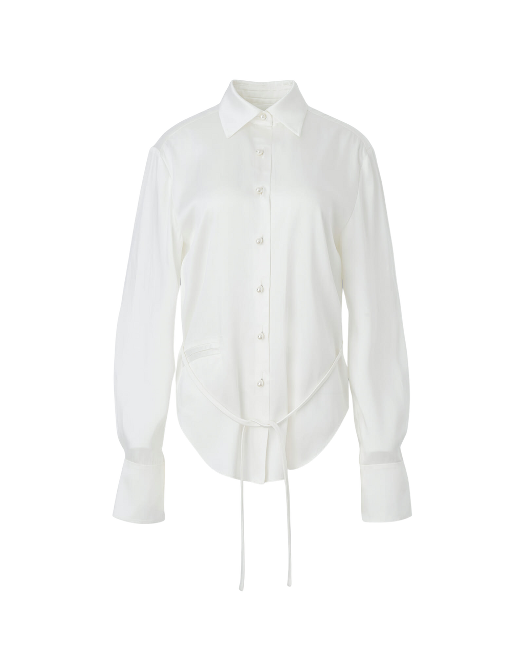 Kimhe Kim - Silk Shirt (White) product image 6 | TRAB K-Fashion Australia